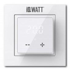 IQ Watt THERMOSTAT D white (белый) электронный терморегулятор для теплого пола