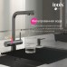 Смеситель IDDIS Umbra графит для кухни с выдвижным изливом и каналом для фильтра