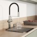 Смеситель для кухни с каналом для фильтрованной воды и гибким изливом IDDIS Ikon сатин