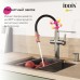 Смеситель для кухни с каналом для фильтрованной воды и гибким изливом IDDIS Ikon сатин