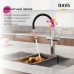 Смеситель для кухни с каналом для фильтрованной воды и гибким изливом IDDIS Ikon хром